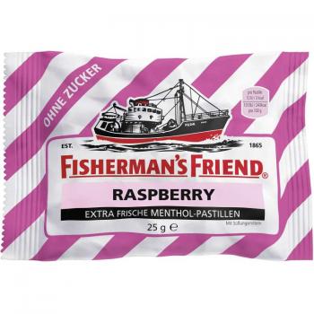 Fishermans Friend Raspberry/Himbeere ohne Zucker 25g im 24er Dsp.